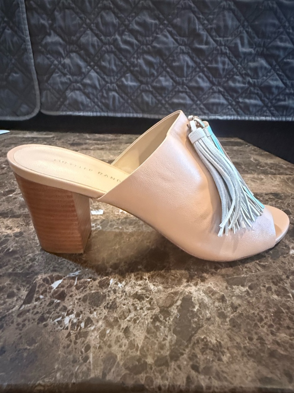 Loeffler Randall. Cleo Tassel Mule. Wheat. Size 8.5. - Picture 6 of 11